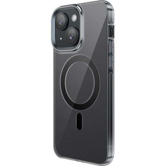 Hoco ���� Premium Series Transparent Magnetic Mag-charge ��� Apple iPhone 15 Plus Smoke - (AS3)