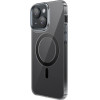 Hoco ���� Premium Series Transparent Magnetic Mag-charge ��� Apple iPhone 15 Smoke - (AS3)