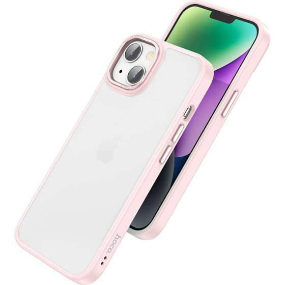 Hoco ���� Protective ��� Apple iPhone 14 Plus ��� - (Golden Shield Frosted)