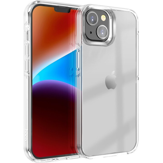 Hoco ���� Protective ��� Apple iPhone 14 Plus ������� - (Crystal Ultra-Transparent)