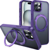 Hoco ���� Stand Magnetic Case 2 in 1 Mag-Charge 360� Rotating Ring ��� Apple iPhone 15 Plus ��� - (AS1)