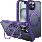 Hoco ���� Stand Magnetic Case 2 in 1 Mag-Charge 360� Rotating Ring ��� Apple iPhone 15 Plus ��� - (AS1)