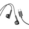Hoco Hands Free Earphones Stereo USB-C ������� �� ���� ��� �������� USB-C ����� 1.2m - (M93)