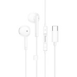 Hoco Hands Free Earphones Stereo USB-C ������� �� ���� ��� �������� USB-C ����� 1.2m - (M95)