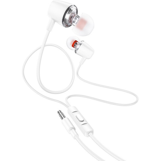 Hoco Hands Free Universal Earphones 3.5mm ����� 1.2m - (M107 Discoverer)