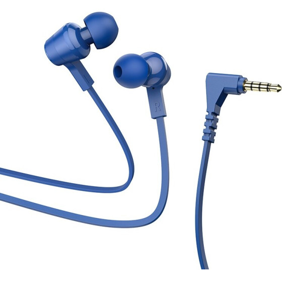 Hoco Hands Free Universal Earphones Deep Bass Stereo �� 3.5mm ������� ��������� ���� 1.2m - (M86 Oceanic)