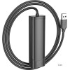 Hoco Hub USB 4-in-1 USB2.0 �� 4xUSB2.0 480Mbps 5V/3A ����� 1.2m - (HB41 Easy Safety)