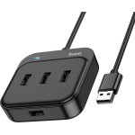 Hoco Hub USB �� 4 x USB2.0 1.2m ����� - (HB31 Easy 4-in-1)