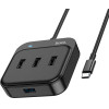 Hoco Hub USB-C �� 1 x USB3.0 ��� 3 x USB2.0 ����� 20cm - (HB31 Easy 4-in-1)