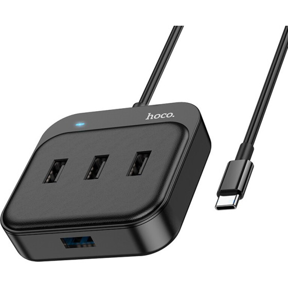 Hoco Hub USB-C �� 1 x USB3.0 ��� 3 x USB2.0 ����� 20cm - (HB31 Easy 4-in-1)