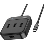 Hoco Hub USB-C �� 4 x USB2.0 ����� 20cm - (HB31 Easy 4-in-1)