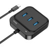 Hoco Hub USB-C �� 4 � USB3.0 ����� 20cm - (HB31 Easy 4-in-1)