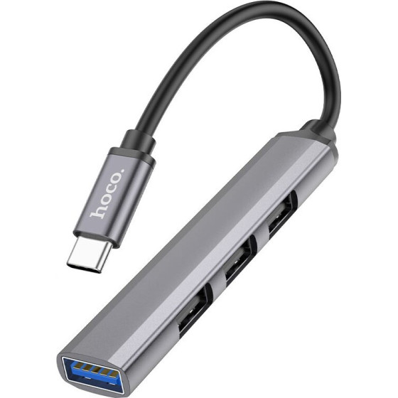 Hoco Hub USB-C USB3.0+3xUSB2.0 ���� - (HB26)