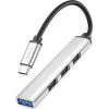 Hoco Hub USB-C USB3.0+3xUSB2.0 ����� - (HB26)
