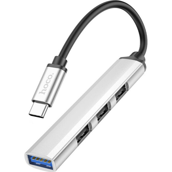 Hoco Hub USB-C USB3.0+3xUSB2.0 ����� - (HB26)