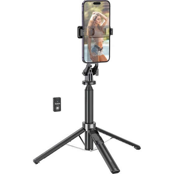 Hoco Selfie Stick ��� �������� 4.5''-7.0'' 55mAh ���� 1.37m �� ��������������� ����� - (K21 Stream)
