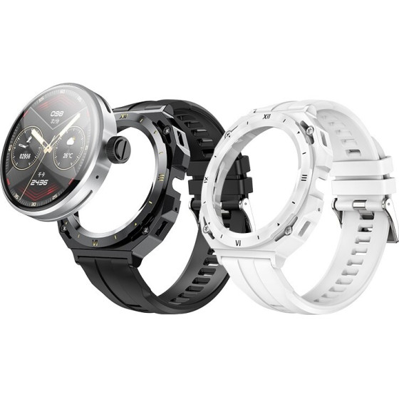 Hoco Smartwatch IP67 IPS ����� 1.32'' 200mAh V5.0 �� ���������� ������� ��� 2 �������� �����/����� - (Y14)