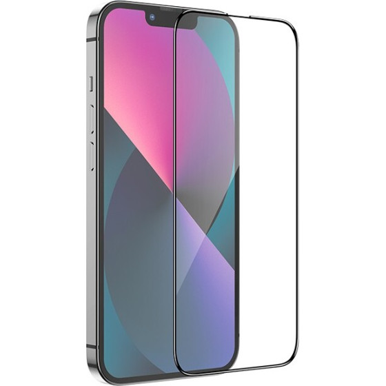 Hoco Tempered Glass 0.33mm Flash Attach Full Silk Screen HD ��� Apple iPhone 13 mini �����