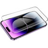 Hoco Tempered Glass 0.33mm Flash Attach Full Silk Screen HD ��� Apple iPhone 14 Pro ����� - (G1)