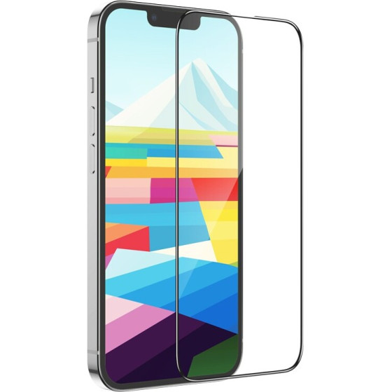 Hoco Tempered Glass 0.33mm Full Silk Screen HD 2.5D ��� Apple iPhone 15 Plus ����� ��� 10 ���. - (G5)