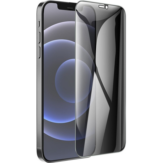 Hoco Tempered Glass 9D Large Arc Dustproof Anti-spy 0.4mm ��� Apple iPhone 12 Pro Max - (A34 Plus)