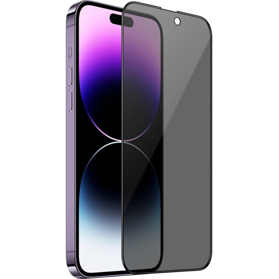 Hoco Tempered Glass G11 30 ������ Privacy Angle Anti-Scratcht, Anti-Fingerprint 0.33mm ��� Apple iPhone 14 Pro ��� 25 ��� - (Hoco privacy G11)