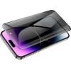 Hoco Tempered Glass G11 30 ������ Privacy Angle Anti-Scratcht, Anti-Fingerprint 0.33mm ��� Apple iPhone 14 Pro ��� 25 ��� - (Hoco privacy G11)