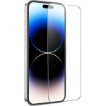 Hoco Tempered Glass Premium Series 0.33mm Flash Attach Full Silk Screen HD ��� Apple iPhone 15 Pro - (G1)