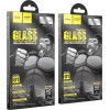 Hoco Tempered Glass Premium Series 0.33mm Flash Attach Full Silk Screen HD ��� Apple iPhone 15 Pro Max - (G1)