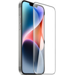 Hoco Tempered Glass Premium Series 120CC Large Arc Dustproof 0.4mm 2.5D Anti-Fall ��� Apple iPhone 15 - (A35)
