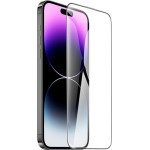 Hoco Tempered Glass Premium Series 120CC Large Arc Dustproof 0.4mm 2.5D Anti-Fall ��� Apple iPhone 15 Pro - (A35)