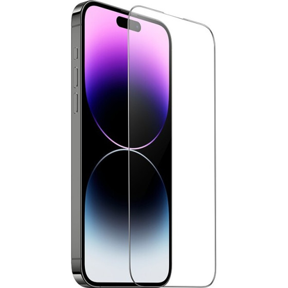 Hoco Tempered Glass Premium Series 9D Large Arc Dustproof Anti-glare 0.4mm ��� Apple iPhone 15 Pro - (A34)