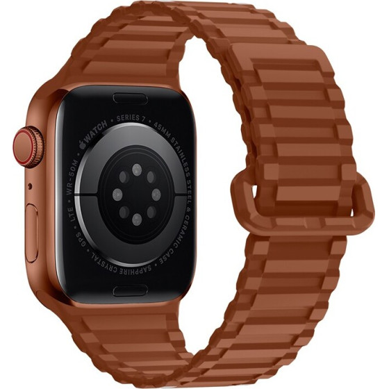 Hoco Watchband Military Pattern 42/44/45/49mm ��� Apple Watch 1/2/3/4/5/6/7/8/SE/Ultra ���� Silicon Band - (WA06 Flexible)
