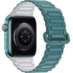 Hoco Watchband Military Pattern 42/44/45/49mm ��� Apple Watch 1/2/3/4/5/6/7/8/SE/Ultra Green Shirt Grey Silicon Band - (WA06 Flexible)