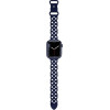 Hoco Watchband Rhombus Hollow 38/40/41mm ��� Apple Watch 1/2/3/4/5/6/7/8/SE Dark Blue Silicon Band - (WA09 Flexible)