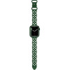 Hoco Watchband Rhombus Hollow 42/44/45/49mm ��� Apple Watch 1/2/3/4/5/6/7/8/SE/Ultra Dark Green Silicon Band - (WA09 Flexible)