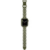 Hoco Watchband Rhombus Hollow 42/44/45/49mm ��� Apple Watch 1/2/3/4/5/6/7/8/SE/Ultra Olive Green Silicon Band - (WA09 Flexible)