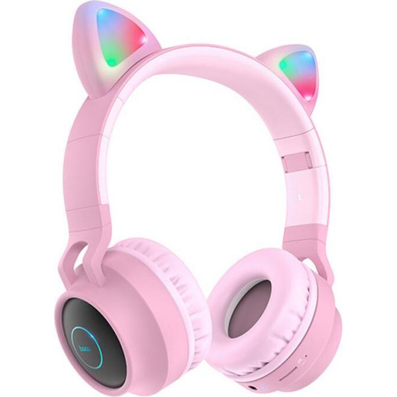 Hoco Wireless ��������� Stereo ��� 300mAh Micro SD ��� AUX - (W27 Cat ear)