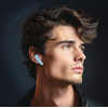 Hoco Wireless Hands Free TWS V5.3 320mAh 7 ���� ����������� �� LED ����� ��� ������� �� Siri ���� - (EQ6 Shadow)