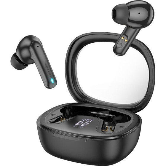 Hoco Wireless Headset TWS V5.3 �� ANC+ENC Noise Reduction ���������� �������� 2 �������� ��� LED ������� ����� - (EQ5 Energy)