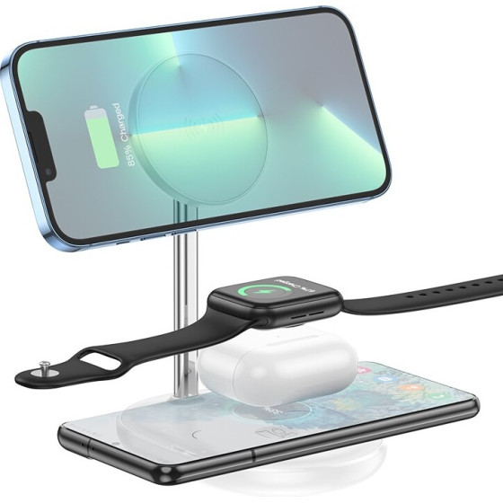 Hoco ����������� ���� ��������� �������� Noble 3-��-1 1 5V/2A 9V/3A Fast Charging ��� 15W ����� - (CW40)
