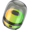 Hoco ������ ����� Wireless BT 5.1 1800mAh 10W �� USB & Micro SD 360� LED ������� ����� - (BS58 Crystal)