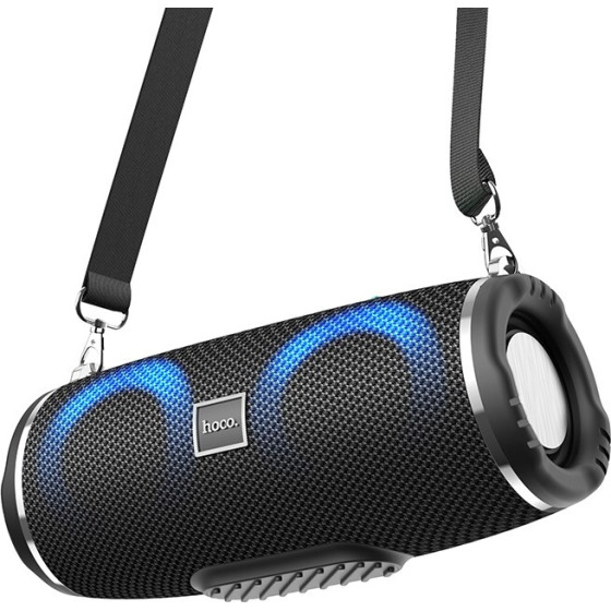 Hoco ������ ����� Wireless V5.0 2X5W 1200mAh ������������ ��������� FM Micro SD USB AUX LED ����� - (HC12 Sports)