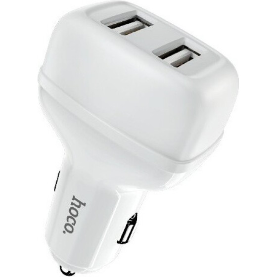 Hoco ��������� ����������� �� 2 ������� USB 5V 2.4A Max ����� - (Z36 Leader)