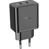 Hoco ��������� �������� �� 2 ������� �������� USB-C �������� PD45W ������ - (N35 Streamer)