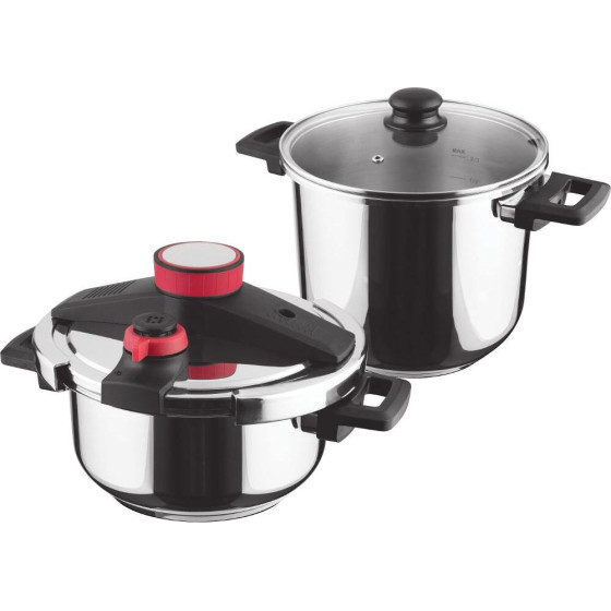 LAMART ��� ����� ��������� STEAM Set Quattro 4lt & 7lt �����/������� - (LT1230)