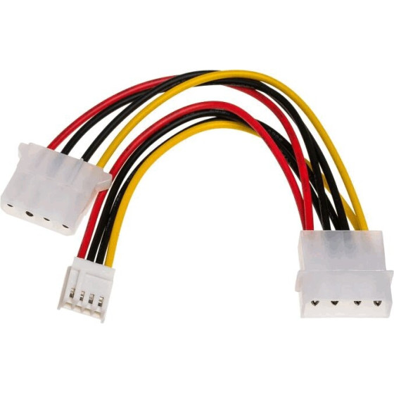 Akyga ���������� �� ������� Molex �������� / Molex ������ / mini Molex ������ 2x 15cm - (AK-CA-14)