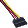 Akyga ���������� �� ������� Molex ��������/ 2x SATA ������ 2x 15cm - (AK-CA-16)