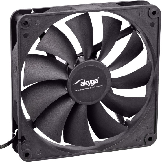 Akyga Case Fan 140mm Molex + 3pin ����� - (AW-14A-BK)
