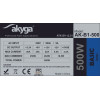 Akyga ����������� ATX 500W P4 PCI-E 6+2 pin 3x SATA 2x Molex PPFC FAN 12cm - (AK-B1-500)